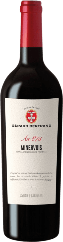 17,95 € Spedizione Gratuita | Vino Rosso Gérard Bertrand 873 Héritage — Eredità Lascito Tradizionale A.O.C. Minervois Francia Syrah, Cariñena — Carignano 75 cl