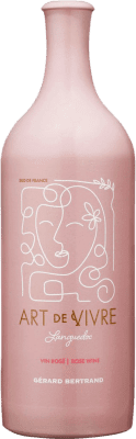 18,95 € Envío gratis | Vino Rosado Gérard Bertrand Art de Vivre Rosé — Rosado Francia Garnacha, Nebbiolo, Cinsault 75 cl