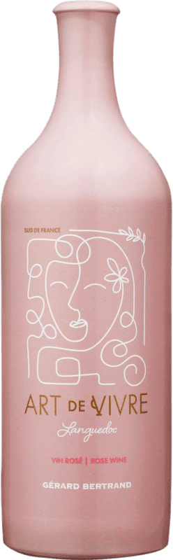 19,95 € 免费送货 | 玫瑰酒 Gérard Bertrand Art de Vivre Rosé 法国 Grenache, Nebbiolo, Cinsault 瓶子 75 cl