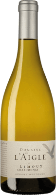 33,95 € Envio grátis | Vinho branco Gérard Bertrand Domaine de l'Aigle Limoux França Chardonnay Garrafa 75 cl