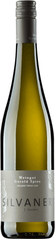 12,95 € Spedizione Gratuita | Vino bianco Gerold Spies Q.b.A. Rheinhessen Rheinhessen Germania Sylvaner Bottiglia 75 cl