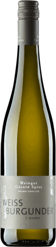 12,95 € Envio grátis | Vinho branco Gerold Spies Seco Q.b.A. Rheinhessen Rheinhessen Alemanha Pinot Branco Garrafa 75 cl