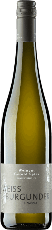 12,95 € Spedizione Gratuita | Vino bianco Gerold Spies Secco Q.b.A. Rheinhessen Rheinhessen Germania Pinot Bianco Bottiglia 75 cl