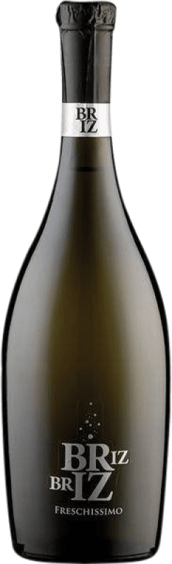 10,95 € Kostenloser Versand | Weißer Sekt Gino Brisotto Briz Freschissimo Brut Friaul-Julisch Venetien Italien Glera Flasche 75 cl