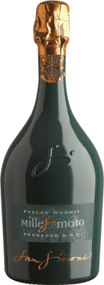 15,95 € Бесплатная доставка | Белое игристое Gino Brisotto Millesimato Spumante Green брют D.O.C. Prosecco Фриули-Венеция-Джулия Италия Glera бутылка 75 cl