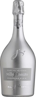 19,95 € Бесплатная доставка | Белое игристое Gino Brisotto Millesimato Spumante Silver брют D.O.C. Prosecco Фриули-Венеция-Джулия Италия Glera бутылка 75 cl