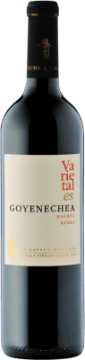 10,95 € 免费送货 | 红酒 Goyenechea D.O.C. San Rafael 阿根廷 Malbec 瓶子 75 cl