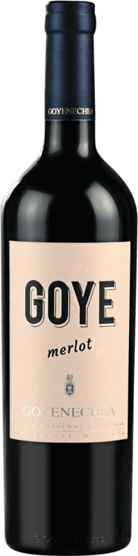 13,95 € Envío gratis | Vino Tinto Goyenechea D.O.C. San Rafael Argentina Merlot 75 cl