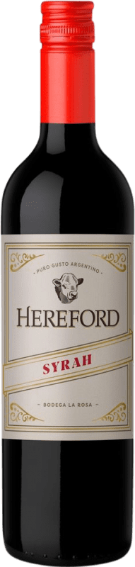 6,95 € Бесплатная доставка | Красное вино Penaflor Hereford Shiraz I.G. Mendoza Мендоса Аргентина Syrah бутылка 75 cl