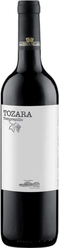 6,95 € Envío gratis | Vino Tinto Hacienda Villarta. Tozara D.O. Méntrida Castilla la Mancha España Tempranillo Botella 75 cl