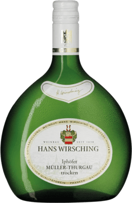 16,95 € Envio grátis | Vinho branco Hans Wirsching Iphöfer Seco Franken Alemanha Müller-Thurgau Garrafa 75 cl