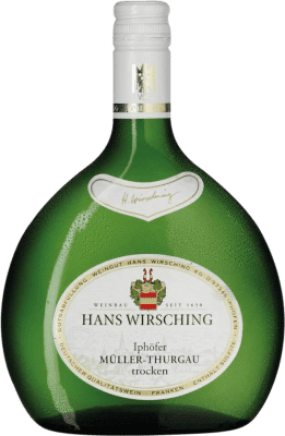 15,95 € Spedizione Gratuita | Vino bianco Hans Wirsching Iphöfer Secco Franken Germania Müller-Thurgau Bottiglia 75 cl