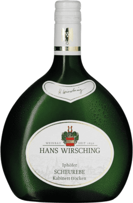 18,95 € 送料無料 | 白ワイン Hans Wirsching Iphöfer ドライ Franken ドイツ Scheurebe ボトル 75 cl