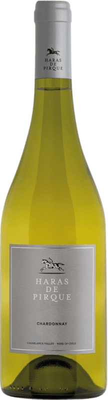 15,95 € Бесплатная доставка | Белое вино Viña Haras de Pirque Чили Chardonnay — Шардоне Бутылка 75 cl