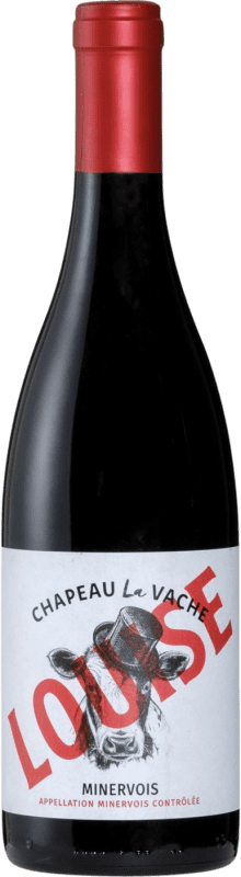 15,95 € 免费送货 | 红酒 Hecht & Bannier Chapeau la Vache Louise A.O.C. Minervois 法国 Syrah, Grenache, Carignan 瓶子 75 cl 不含酒精