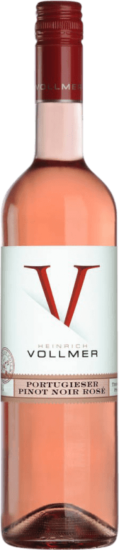 5,95 € 免费送货 | 玫瑰酒 Heinrich Vollmer Portugieser Pinot Noir Rosé Q.b.A. Pfälz 普法尔茨 德国 Pinot Black, Portugieser 瓶子 75 cl