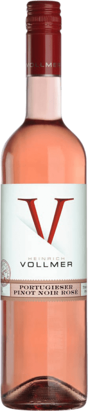 5,95 € Envío gratis | Vino rosado Heinrich Vollmer Portugieser Pinot Noir Rosé Q.b.A. Pfälz Pfälz Alemania Pinot Negro, Portugieser Botella 75 cl