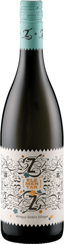 47,95 € Envío gratis | Vino blanco Herbert Zillinger Edition Z Elementar D.A.C. Weinviertel Austria Grüner Veltliner Botella 75 cl