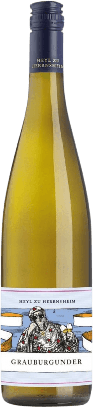 9,95 € Бесплатная доставка | Белое вино Heyl zu Herrnsheim сухой Q.b.A. Rheinhessen Rheinhessen Германия Pinot Grey бутылка 75 cl