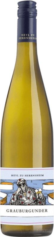 8,95 € Kostenloser Versand | Weißwein Heyl zu Herrnsheim Trocken Q.b.A. Rheinhessen Rheinhessen Deutschland Grauburgunder Flasche 75 cl