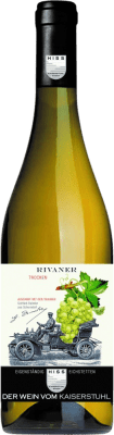 10,95 € 免费送货 | 白酒 Hiss Eichstetter Herrenbuck Kabinett Baden 德国 Rivaner 瓶子 75 cl