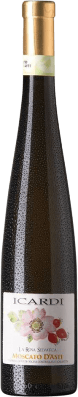 10,95 € 免费送货 | 白葡萄酒 Icardi La Rosa Selvatica D.O.C.G. Moscato d'Asti 皮埃蒙特 意大利 Moscato — 麝香葡萄 中瓶装 50 cl