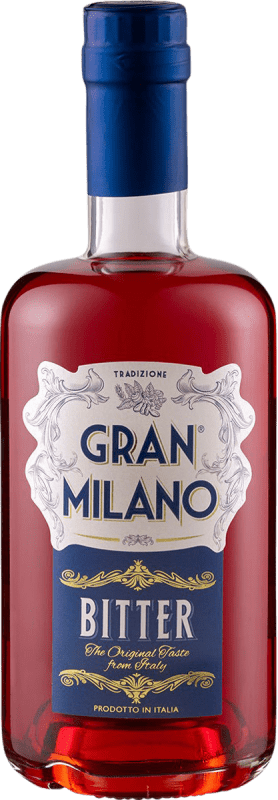 28,95 € Envio grátis | Aperitivo Bitter Inga Gran Milano Piemonte Itália Garrafa 70 cl