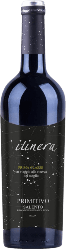 9,95 € 免费送货 | 红酒 Itinera Prima Classe I.G.T. Salento 意大利 Primitivo 瓶子 75 cl