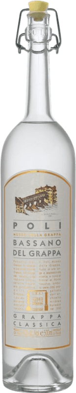 32,95 € Spedizione Gratuita | Grappa Jacopo Poli Bassano Classica I.G.T. Venezia Venecia Italia Merlot, Cabernet Sauvignon Bottiglia Medium 50 cl