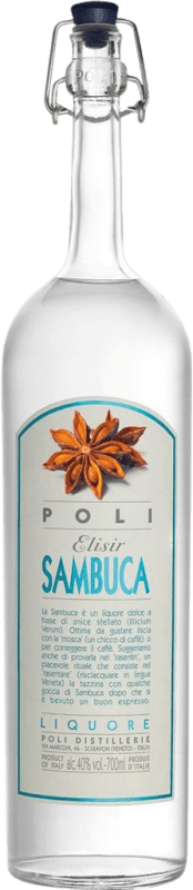 34,95 € Kostenloser Versand | Liköre Jacopo Poli Elisir Sambuca I.G.T. Venezia Venecia Italien Flasche 70 cl