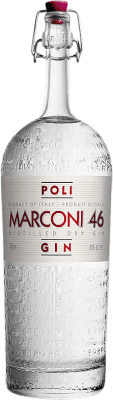 49,95 € Kostenloser Versand | Gin Jacopo Poli Marconi 46 Gin Venecia Italien Flasche 70 cl