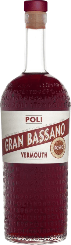 35,95 € Envoi gratuit | Vermouth Jacopo Poli Gran Bassano Rosso Italie Bouteille 70 cl