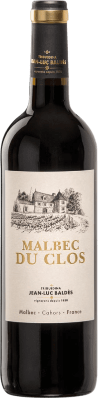 10,95 € 免费送货 | 红酒 Jean Luc Baldès A.O.C. Cahors Occitania 法国 Malbec 瓶子 75 cl