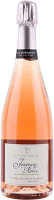 73,95 € Envío gratis | Espumoso rosado Jeaunaux Robin Le Dessous de la Cabane Rosé Brut A.O.C. Champagne Champagne Francia Nebbiolo, Pinot Meunier Botella 75 cl