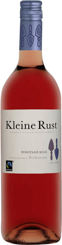 8,95 € 免费送货 | 玫瑰酒 JJ Wines Kleine Rust Rosé I.G. Stellenbosch 斯泰伦博斯 南非 Pinotage 瓶子 75 cl