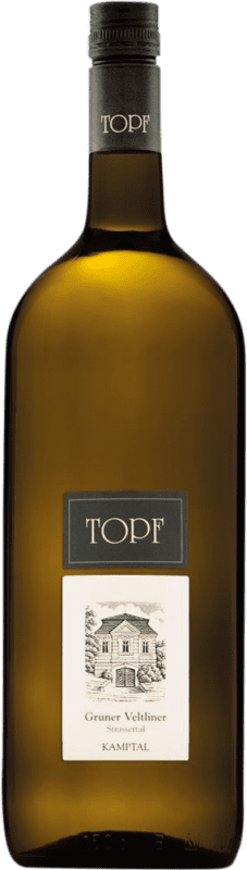 26,95 € Envío gratis | Vino blanco Johann Topf Strassertal I.G. Kamptal Kamptal Austria Grüner Veltliner Botella Magnum 1,5 L