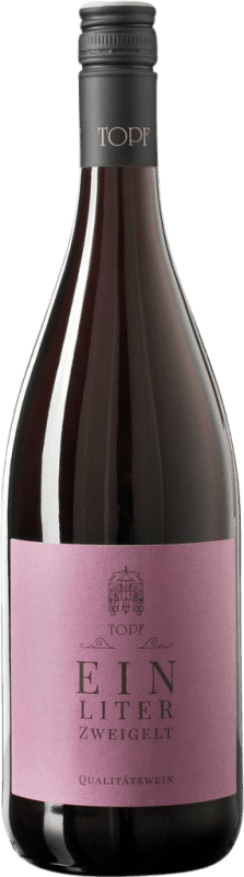 15,95 € Envío gratis | Vino tinto Johann Topf I.G. Kamptal Kamptal Austria Zweigelt Botella 1 L