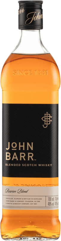 21,95 € Kostenloser Versand | Whiskey Blended John Barr. Black Label Reserve Schottland Großbritannien Flasche 70 cl