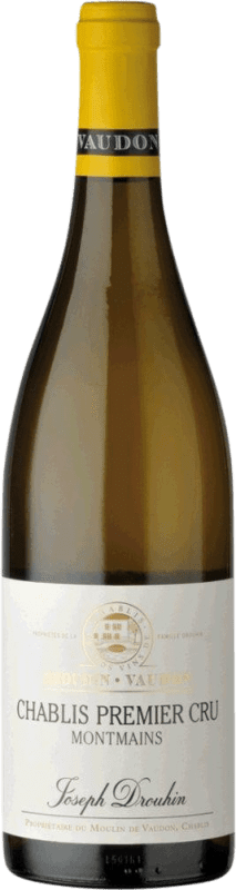 57,95 € Envio grátis | Vinho branco Joseph Drouhin Montmains A.O.C. Chablis Premier Cru Borgonha França Chardonnay Garrafa 75 cl