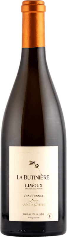 24,95 € Envío gratis | Vino Blanco Joyeuse La Butinière A.O.C. Blanquette de Limoux Francia Chardonnay 75 cl