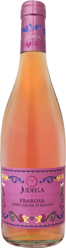 15,95 € Envio grátis | Vinho Rosé Judeka Frarosa I.G.T. Terre Siciliane Sicília Itália Frappato 75 cl