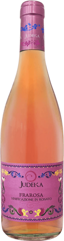 15,95 € Envio grátis | Vinho rosé Judeka Frarosa I.G.T. Terre Siciliane Sicília Itália Frappato Garrafa 75 cl