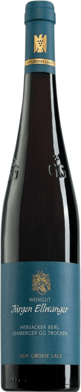 39,95 € Бесплатная доставка | Красное вино Jürgen Ellwanger Hebsack Berg VDP Grosses Gewächs GG — Grand Cru Q.b.A. Württemberg Baden-Württemberg Германия Lemberger — Лембергер 75 cl