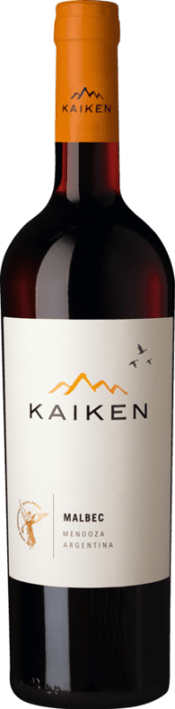 12,95 € Spedizione Gratuita | Vino Rosso Kaiken Riserva I.G. Mendoza Mendoza Argentina Cabernet Sauvignon, Malbec Bottiglia 75 cl