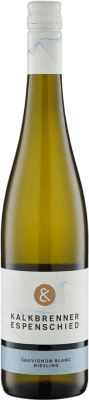 10,95 € Envío gratis | Vino Blanco Kalkbrenner & Espenschied Sauvignon Blanc & Riesling Q.b.A. Rheinhessen Rheinhessen Alemania Nebbiolo, Sauvignon Botella 75 cl