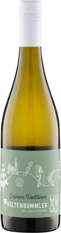 12,95 € Envio grátis | Vinho branco Kalkbrenner & Espenschied Nico & Friends Veltenbummler Q.b.A. Rheinhessen Rheinhessen Alemanha Grüner Veltliner Garrafa 75 cl