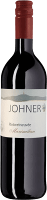 19,95 € Free Shipping | Red wine Karl H. Johner Maximilian Rotweincuvée Barrique Dry I.G. Baden Baden Germany Merlot, Pinot Black, Cabernet Bottle 75 cl