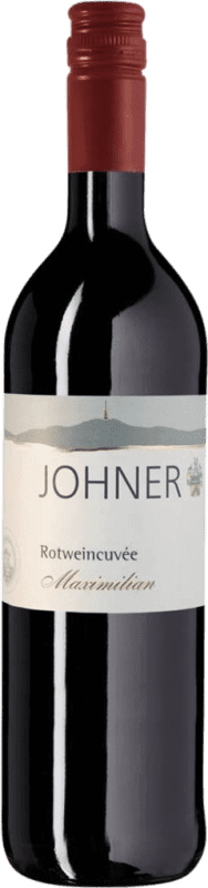 15,95 € Envío gratis | Vino tinto Karl H. Johner Maximilian Rotweincuvée Barrique Seco I.G. Baden Baden Alemania Merlot, Pinot Negro, Cabernet Botella 75 cl