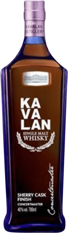 52,95 € Spedizione Gratuita | Whisky Single Malt Kavalan Concertmaster Sherry Cask Finish Taiwanesischer Taiwan Bottiglia 70 cl