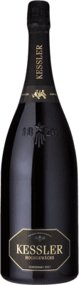 97,95 € Free Shipping | White Sparkling Wine Kessler Sekt Hochgewächs Germany Chardonnay Jéroboam-Double Magnum Bottle 3 L